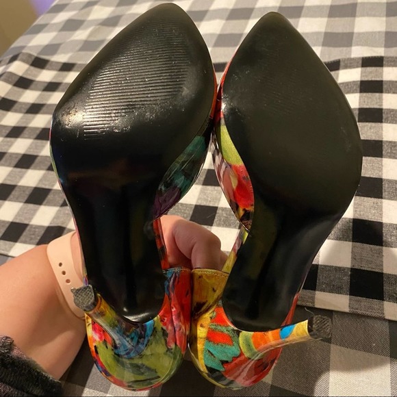 Steve Madden Groovi D'Orsay Floral Pumps Size 7M - Picture 6 of 8